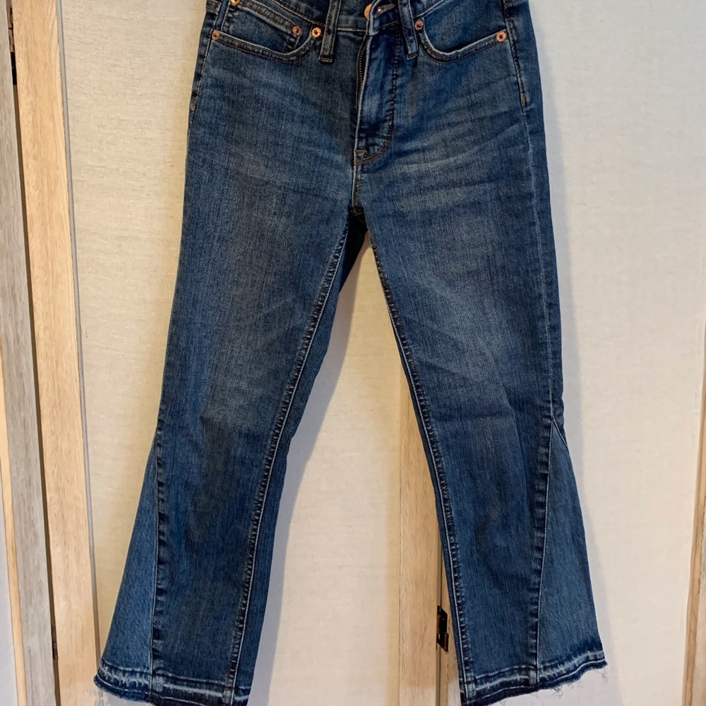 J. Crew Billie Demi Boot crop jeans